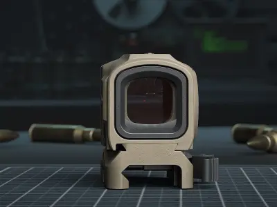 Aimpoint ACRO Sand- Replica GameReady Low-poly 3D model