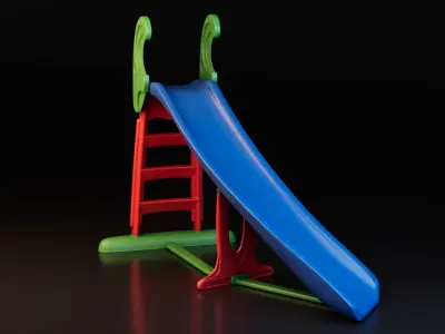 Kids Slide 3D model get