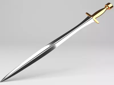 Greek Sword Free 3D model