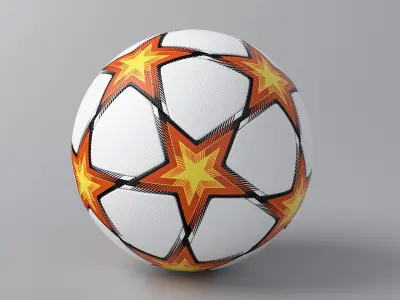 Soccer Ball Stars Shifted 3D model