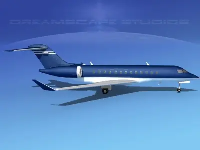 Global Express 6000 V07 3D model