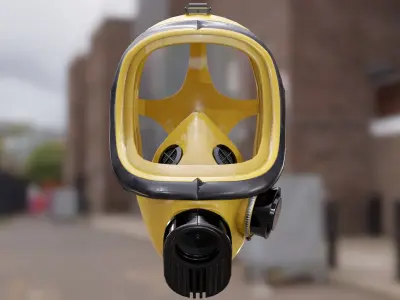Safety Gas Mask 3D model