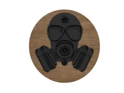 Radiation Mask Medallion 3D print model