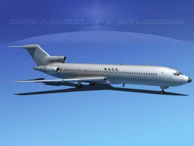 Boeing 727-200 RACE 3D model
