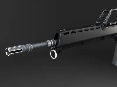 Heckler Koch G36 assault rifle 3D model