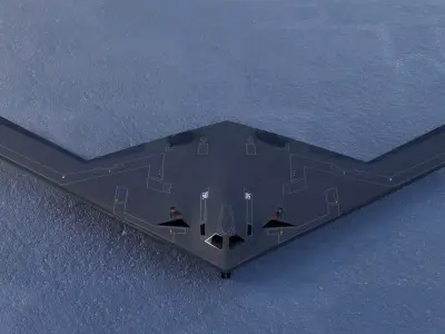 Northrop Grumman B 21 Raider Free low-poly 3D model