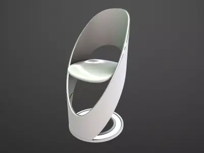 Futuristic Chair Low-poly 3D model purchase