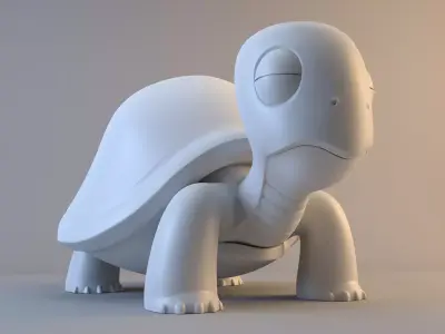 Cartoon Turtle 3D model