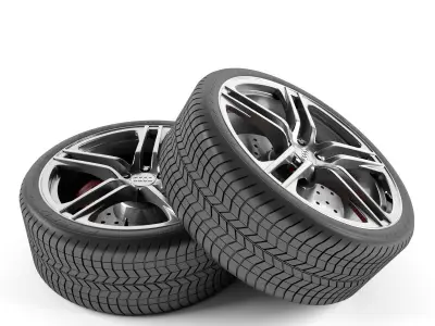 Audi R8 Wheel 3D model