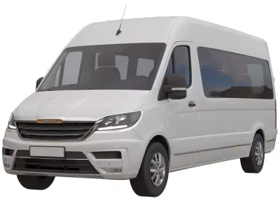 Minibus Generic 3D model