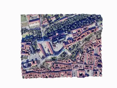 Prague Castle Low-poly 3D model