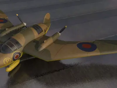 Handley Page HP-75 Manx 3D model