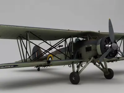 Swordfish MK1 1934 3D model