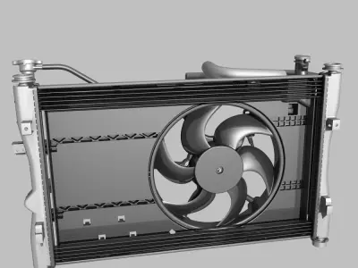 Engine Cooling Fan 3D model