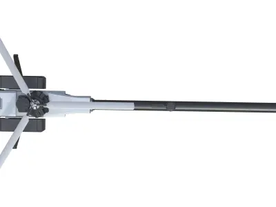 Vapor 55 MX electric helicopter Low-poly 3D model