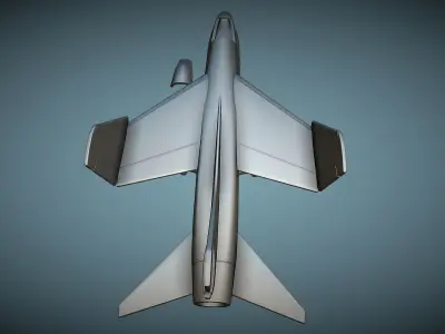Vought LTV A-7E folded wings - 3D Printable Model 3D print model