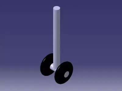 Landing gear Ac Free 3D model