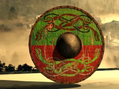Viking Shield Free 3D model