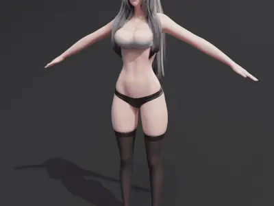 Azur Lane Dunkerque Low-poly 3D model