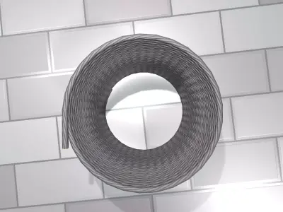 Power Cable 3 - Object 070 Low-poly 3D model