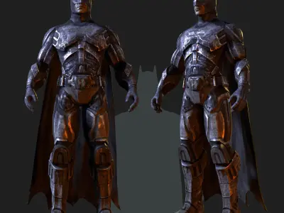 Batman Free low-poly 3D model