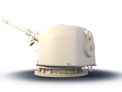 OTO Melara 76 mm 3D print model