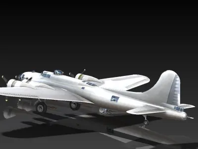 Boeing B-17G Flying Fortress 3D model