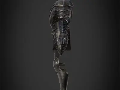 Dark Souls Black Knight Armor for Cosplay 3D print model