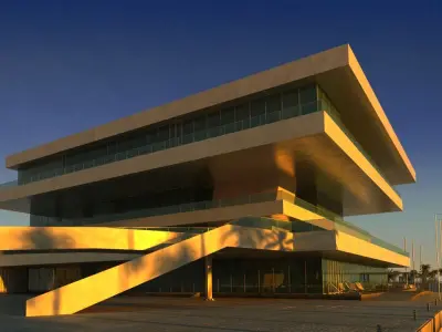 Photorealistic Commercial Building Collection 3D model