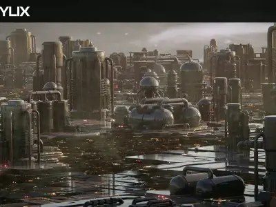 Cylix Dpack Sci Fi Kitbash Free 3D model