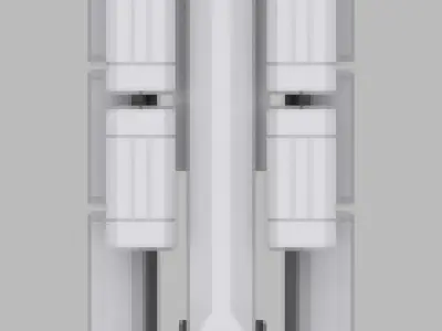 Cargo Freighter Low-poly 3D model