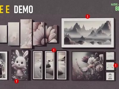 Frame Demo Free Free low-poly 3D model
