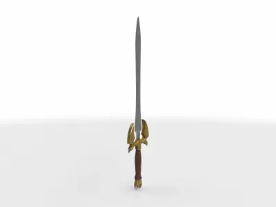 fang sword 3D model