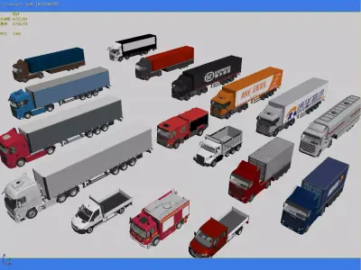 Ultimate Truck   Logistics Vehicle Collection - Max OBJ FBX 3D model