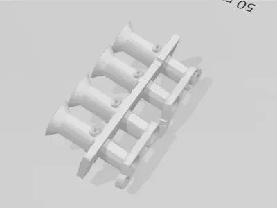 SR20 ITB intake manifold for RC 3D print model