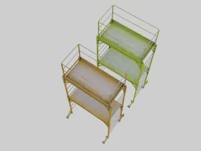 Scaffold 1A Low-poly 3D model