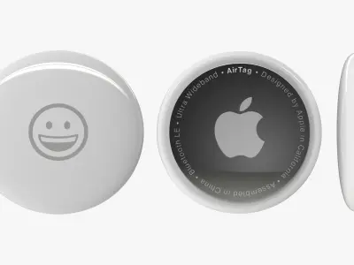 Apple AirTag Emoji Smile 3D model