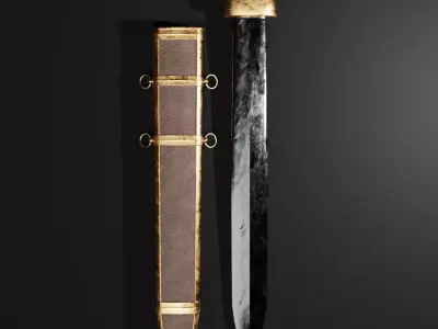 Roman Gladius 3D model