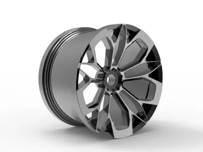 car rim design Free 3D print model