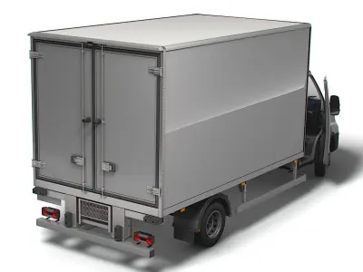 Iveco Dayli Box HQ Interior 2023 3D model