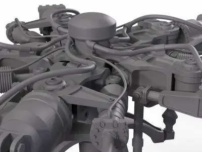 Helicopter Propeller Mi-8 3D print model