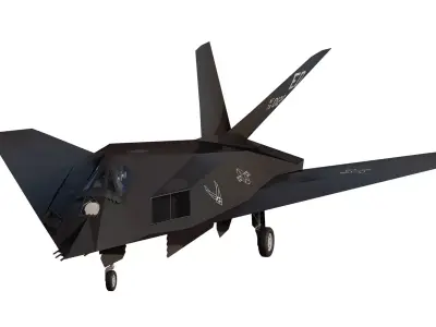 Lockheed F 117 Nighthawk 3D model