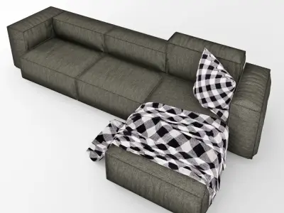 Sofa  Comfort DallAgnese Free 3D model