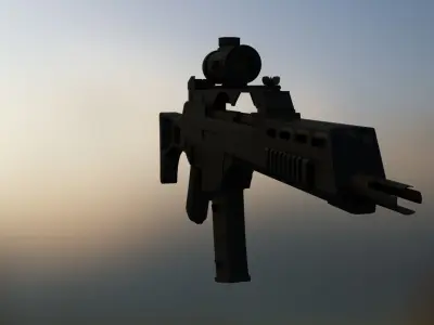 G36 Heckler and Koch Rifle Free 3D model