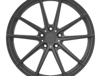 TSW Bathurst Wheel Rotary Forged Gloss Gunmetal 3D model