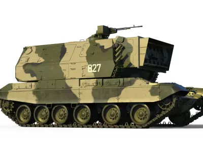 Laser tank 1K17 Szhatie 3D model