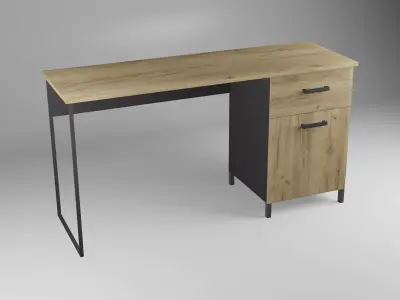 Furniture set - SANTES Low-poly 3D model