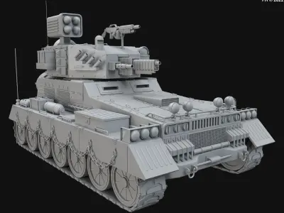 Concept vehicle 1-Clay Version 3D model