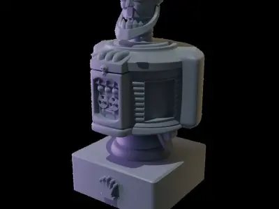 Chess Pack KAOS boss from DKC3 3D print model