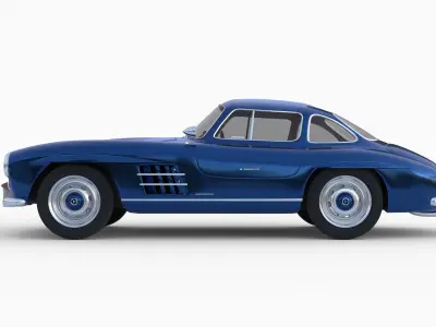 Mercedes benz 300 SL Free 3D model